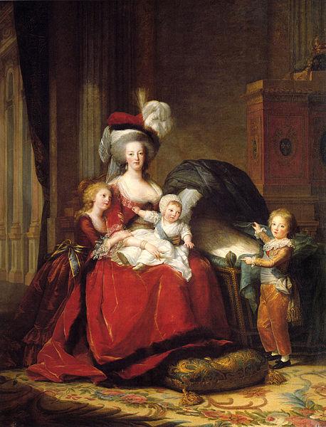 eisabeth Vige-Lebrun Marie Antoinette and her Children oil painting picture